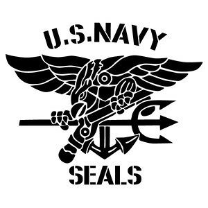�yU.S. NAVY SEALS 02�i�č��C�R���ꕔ�����`�[�t�j�唻L�T�C�Y �J�b�e�B���O�X�e�b�J�[ 2���g ����35cm×����29cm�z�n���h���C�h �f�J�[�� �A�����J�R �A�[�~�[ �ČR�B