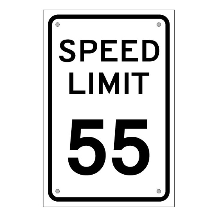 楽天市場】【アメリカの道路標識 SPEED LIMIT スピードリミット 片面 