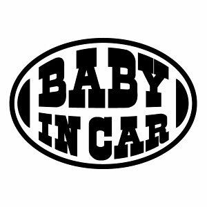 y2g BABY IN CAR Ver.126iԂ񂪏Ă܂j 80snI[o JbeBOXebJ[ 15cm×10.5cmznhCh Baby in car EChEXebJ[B