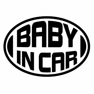 y2g BABY IN CAR Ver.128iԂ񂪏Ă܂j 80snI[o JbeBOXebJ[ 15cm×10.5cmznhCh Baby in car EChEXebJ[B