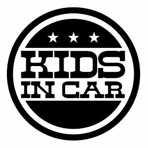 �y2���g KIDS IN CAR Ver.137�i�q��������Ă��܂��j80s�n LUK �J�b�e�B���O�X�e�b�J�[ ����15cm×����15cm�z�n���h���C�h �L�b�Y�C���J�[ �E�C���h�E�X�e�b�J�[�B