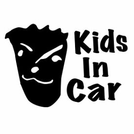 【2枚組 KIDS IN CAR Ver.29（子供が乗ってます） カッティングステッカー 幅約19cm×高約13cm】園児タッチ、ハンドメイド キッズインカー ウインドウステッカー。