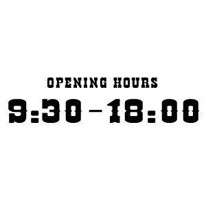 yJbeBOXebJ[ OPENING HOURSi24H\j ԃI[_[^Cv015iELj 唻LTCY 2g 33cm×7.8cmzcƎԃTC