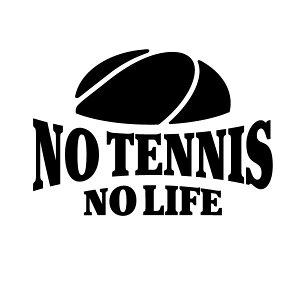 yJbeBOXebJ[ NO TENNIS NO LIFE 020im[ejX m[Ctj ~jTCY 3g 10cm×6.9cmz