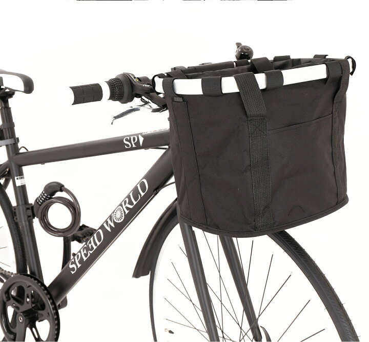 楽天市場】【スピードワールド】自転車かご 前かご 取り外し可能 