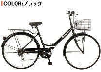 楽天市場】自転車 26インチ 変速（カラーブラック）（スポーツ 