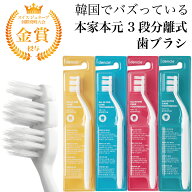 【韓国で大人気】スキマ歯ブラシ 4本セット 奇跡の歯ブラシ 歯周ポケット ケア 3段分離式 Dencle デンク…