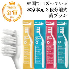 【マラソン限定 P20倍】スキマ歯ブラシ 奇跡の歯ブラシ 歯周ポケット ケア 3段分離式 Dencle デンクル 歯ブラシ | 歯間ブラシ フロス タフトブラシ 3つの機能を一つで解決 すき間汚れをしっかり落とす 韓国歯ブラシ