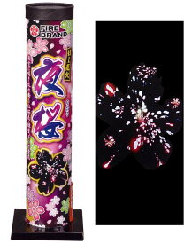 夜桜【打ち上げ花火】