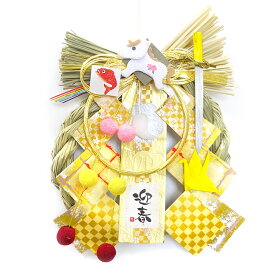 Dr．コパ　2026年風水リースしめ飾り☆干支☆【お正月飾り】【正月飾り　玄関】【正月飾り　リース】【開運・風水】【しめ飾り　リース型】