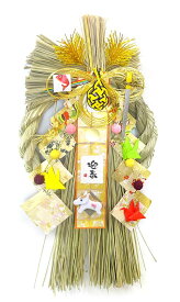 Dr．コパ　2026年風水長しめ飾り☆干支宝袋・大☆【お正月飾り】【正月飾り　玄関】【正月飾り　リース】【開運・風水】【しめ飾り　タテ型】