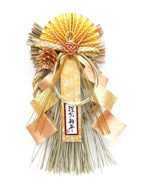 楽天市場】金紗飾りNo.14【お正月飾り】【正月飾り 玄関】【しめ飾り 