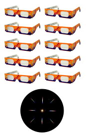 不思議メガネ3Dレインボーマーク10個セット【イルミネーション】　【ホロスペックメガネ】