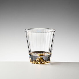 ウイスキーグラス ロックグラス 富士山グラス薄口 クリア クリスタルグラス ペアグラス おしゃれ 誕生日 父の日 300ml
