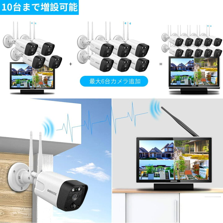 楽天市場】【130°超広角 双方向通話 AI&PIR検知】防犯カメラ 屋外 家庭 