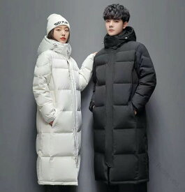 ベンチコート メンズ 冬 膝下 ロング丈 ベンチコート レディース きれいめ ジュニア ペア カップル 厚手 シンプル 防寒 アウター 秋冬 無地 ビジネス 長袖 着痩せ フード付き 通学 通勤 ベンチコート ロングコート