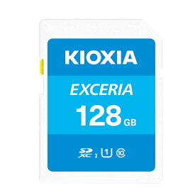 《セール期間クーポン配布！》キオクシア SDメモリカード 128GB クラス10 UHSスピードクラス1 EXCERIA KCB-SD128GA [KIOXIA 国内正規品 国内 日本語 パッケージ 旧： 東芝メモリ SDXC SD 128 SDカード CLASS10 UHS-I]
