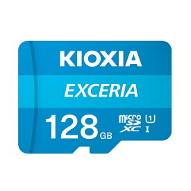 キオクシア microSDメモリカード 128GB クラス10 UHSスピードクラス1 EXCERIA KCB-MC128GA [KIOXIA 国内正規品 国内 日本語 パッケージ 旧： 東芝メモリ 読み込み 速度 最大 100 MB/s microSDXC SD 128 SDカード CLASS10 UHS-I ゲーム機 カメラ スマホ]