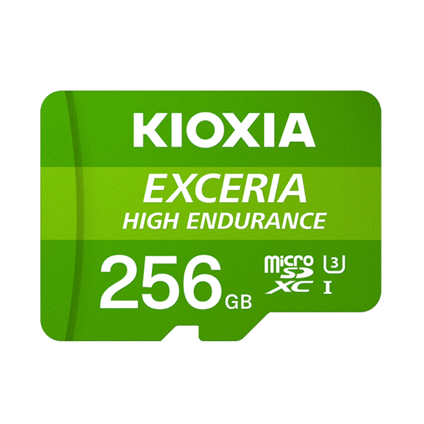 キオクシア microSDメモリカード 256GB クラス10 UHSスピードクラス3 EXCERIA HIGH ENDURANCE KEMU-A256G [KIOXIA 国内正規品 国内 日本語 パッケージ 旧： 東芝メモリ microSDXC SD 256 SDカード V30 A1 CLASS10 UHS-I ゲーム機 カメラ スマホ] SDメモリーカード