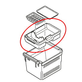 パナソニック　冷蔵庫　冷凍庫上段ケース FCT　CNRAH-302240［Panasonic 純正 正規品 交換 部品 パーツ 新品]【送料無料】