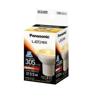 pi\jbN LEDd 5.5WidFj_CNr[100`(65W)  305 lm E11 LDR6LWE11 [nQd` Lp^Cv panasonic dE11]