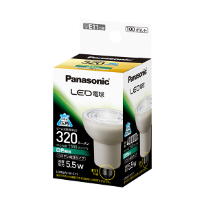 pi\jbN LEDd 5.5WidFj_CNr[100`(65W)  320 lm E11 LDR6WWE11 [nQd` Lp^Cv panasonic dE11]
