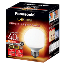 Panasonic LED電球 E26 40W相当 20個 楽天市場】パナソニック led電球 電球40w形相当 e26口金 電球色の通販