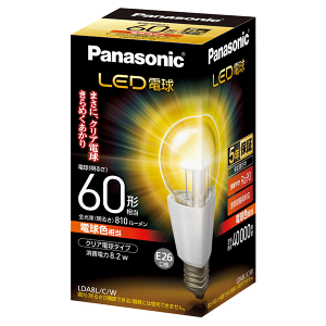 pi\jbN LED NAd 8.2WidFjd60W` 810lm E26 LDA8LCW [60W ʓd` panasonic LEDd d E26]