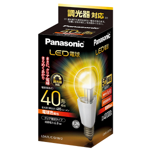 pi\jbN LED NAd 6.8WidFEΉjd40W` 485lm E26 LDA7LCDW2 [40W ʓd` LEDd panasonic d E26]