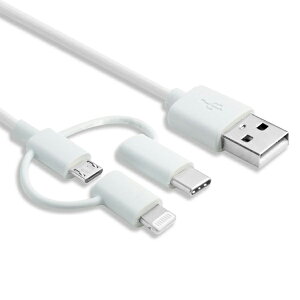 3in1iLightningEmicroUSBEType-Cj- USB AP[u P[uF1m J[FzCg CB001 RiC [R[h CgjO }CNUSB ^CvC P[u [d [dP[u [dR[h AhCh iPho