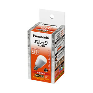 pi\jbN pbN LEDd `d60` 760lm E17 7.1WidFj Ra80 zp140x LDA7LHE17S6[panasonic]