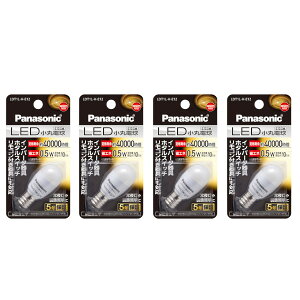 �y4�Z�b�g�z�p�i�\�j�b�N LED���ۓd�� E12 �d���F���� ��铔 LDT1LHE12 [Panasonic LED LED�d�� E12���� �i�c���� �����Ɩ�] �y���[���֑��������z