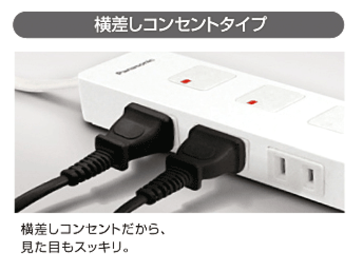 楽天市場】延長コード パナソニック 横差しタイプ【3mコード 楽天市場】延長コード パナソニック 横差しタイプ【3mコード