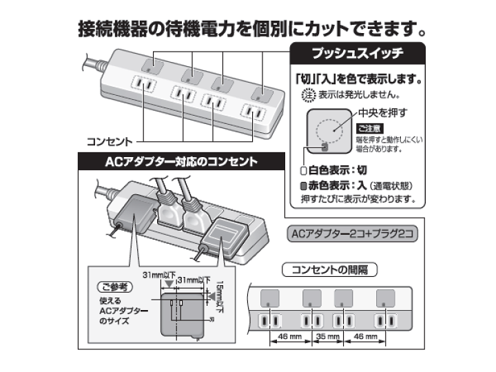 業務用30セット Panasonic パナソニック OAタップ WHS25139WP 75％以上節約