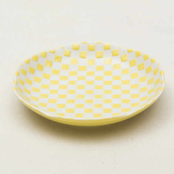 オンライン販売済み 栗原はるみ　楕円形皿　黄色 食器