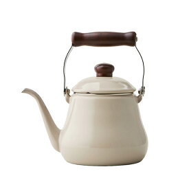 【ポイント10倍 11日(水)01:59まで】【栗原はるみ】 IH対応ホーローケトル 1.5L/ 栗原 はるみ ケトル やかん ホーロー 琺瑯 ドリップ コーヒー キッチン 家族 新生活 母の日 結婚祝い 友人 男性 ゆとりの空間 ギフト お中元