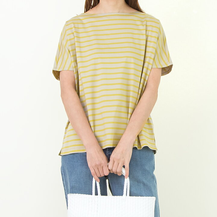 楽天市場】【栗原はるみ/ウエア/ギフト包装可】 コットンシルケットボーダー半袖Tシャツ | 栗原 はるみ Tシャツ シャツ カットソー 半袖 ボーダー インナー ボーダー トップス シルケットスムース 着やすい コットン100% 綿100%レディース ギフト : 【公式】栗原はるみweb通販
