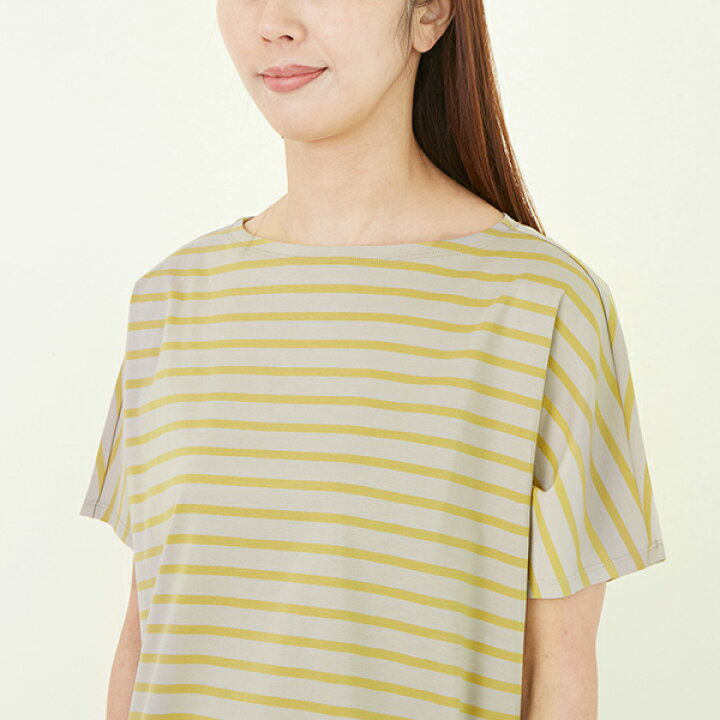 楽天市場】【栗原はるみ/ウエア/ギフト包装可】 コットンシルケットボーダー半袖Tシャツ | 栗原 はるみ Tシャツ シャツ カットソー 半袖 ボーダー インナー ボーダー トップス シルケットスムース 着やすい コットン100% 綿100%レディース ギフト : 【公式】栗原はるみweb通販