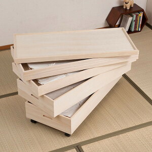 【ランキング獲得】 新 キャスター付き衣装箱4段高さ51cm 収納家具 タンス チェスト完成品 gb-rh0007 桐ケース 衣装ケース 押入れ クローゼット 桐たんす 保管庫 保管ケース 着物 衣類収納 洋服