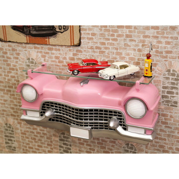 楽天市場】【ランキング獲得】 オールディーズ CAR HEADシェルフ PINK 
