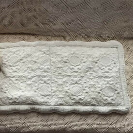 【ランキング1位獲得】 ホワイトクラシックフランネル ロングシート7589151 7589990 キルト ロングタイプ シート リビング 無地 長方形 北欧 キルティング オフホワイト