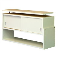 ★ 【ランキング1位獲得】 耐震収納上置き じしん作くん 幅106cm 奥行29cm 収納家具106-29 棚 リビング …