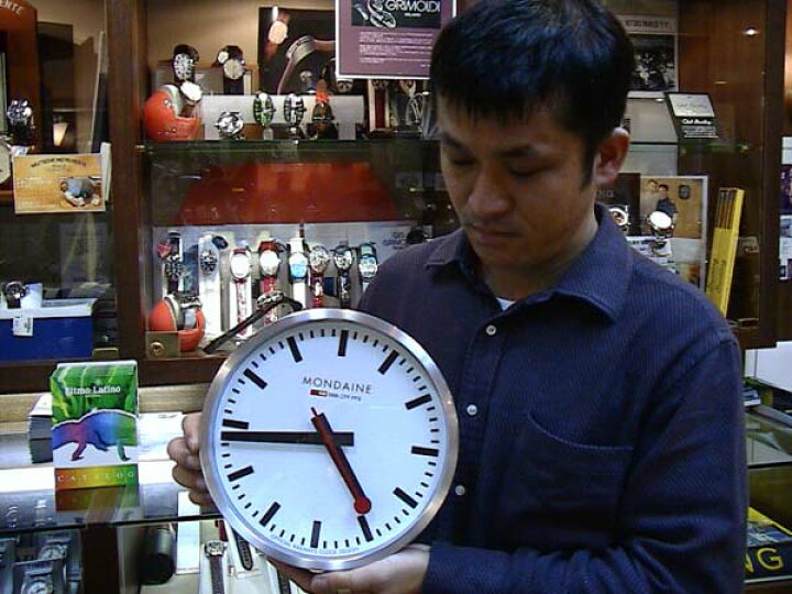 楽天市場】MONDAINE モンディーン 壁掛け時計 ウォールクロック 