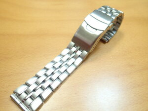 20mm時計バンド(腕時計)ベルト20ミリ ステンレススチール ブレスレット メタル バンド ベルト 時計ベルト・バンド バネ棒 サービス付き 20mm