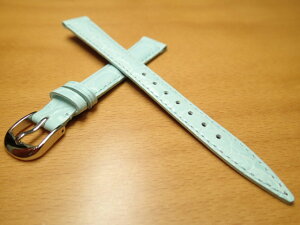 10mm〜 14mm 時計バンド (腕時計) ベルト カーフ 牛革 型押し ライトブルー (水色) バネ棒 サービス 腕時計用 時計ベルト 時計用バンド 525円で販売していますバネ棒をサービスでお付けします