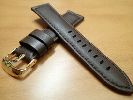 22mm 24mm 時計バンド (腕時計) ベルト カーフ 牛革 チョコ (こげ茶) バネ棒 サービス 腕時計用 時計ベルト 時計用バンド 525円で販売していますバネ棒をサービスでお付けします