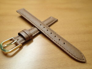 11mm 〜 14mm 時計バンド (腕時計) ベルト カーフ 牛革 茶 (ブラウン) バネ棒 サービス 腕時計用 時計ベルト 時計用バンド 525円で販売していますバネ棒をサービスでお付けします