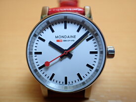 モンディーン 腕時計 エヴォ2 26mm レッドレザー MSE.26110.LC優美堂のモンディーンはメーカー保証つきの正規商品です。お手続き簡単な分割払いも承ります。月づきのお支払い途中で一括返済することも出来ますのでご安心ください。