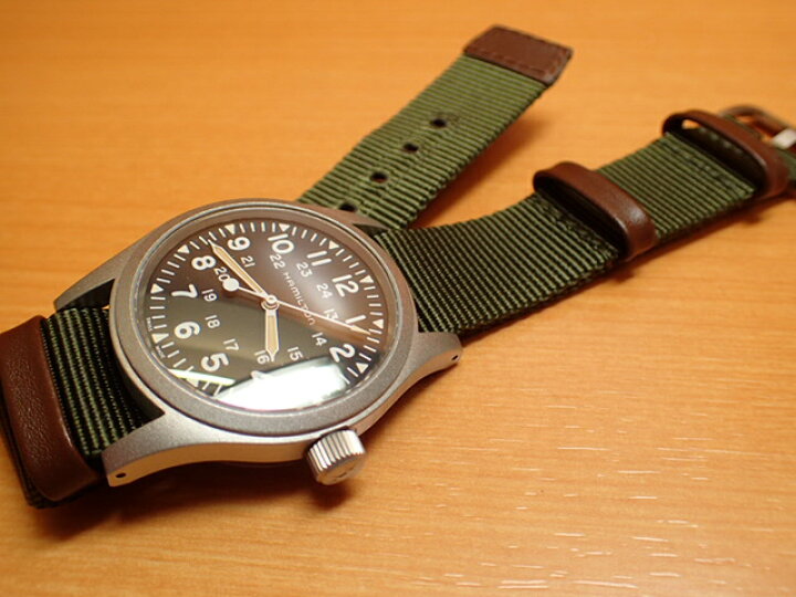 楽天市場】ハミルトン HAMILTON カーキフィールドメカ 38mm 手巻き式 