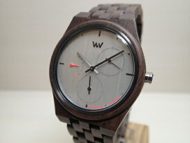 木の腕時計 ウィーウッド WEWOOD 腕時計 ウッド/木製 RIDER NUT BLACK 9818198 グレー文字盤 レディースサイズ バネ式両開きバックル 正規輸入品